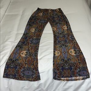 Forever 21 Paisley Print wide-leg leggings